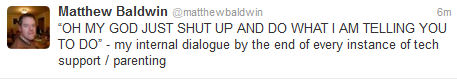 image of the tweet